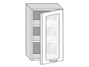 19.50.3 Шкаф настенный (h=913) на 500мм с 1-ой стекл. дверцей в Сатке - satka.magazinmebel.ru | фото