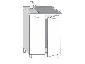 2.60.2м Шкаф-стол на 600мм под врезную мойку с 2-мя дверцами в Сатке - satka.magazinmebel.ru | фото