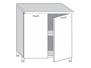 2.80.2 Шкаф-стол на 800мм с 2-мя дверцами в Сатке - satka.magazinmebel.ru | фото