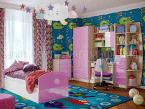 Детская комната Юниор-2 Сиреневый металлик в Сатке - satka.magazinmebel.ru | фото