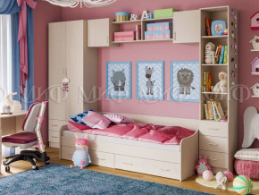 Детская комната Вега 1 Дуб беленый в Сатке - satka.magazinmebel.ru | фото