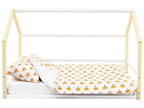 Детская кровать-домик Монтессори Svogen бежево-белый в Сатке - satka.magazinmebel.ru | фото - изображение 7