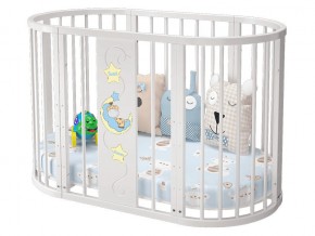 Детская кроватка белая Эстель в Сатке - satka.magazinmebel.ru | фото