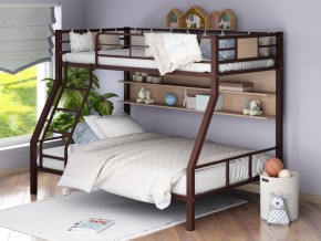 Двухъярусная кровать Гранада-1П коричневый в Сатке - satka.magazinmebel.ru | фото - изображение 1