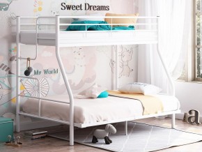 Двухъярусная кровать Гранада-3 140 белый в Сатке - satka.magazinmebel.ru | фото - изображение 1