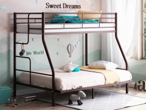 Двухъярусная кровать Гранада-3 140 коричневый в Сатке - satka.magazinmebel.ru | фото - изображение 1