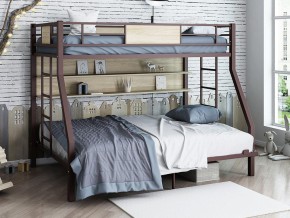 Двухъярусная кровать Гранада П 140 коричневый в Сатке - satka.magazinmebel.ru | фото