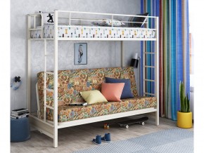 Двухъярусная кровать с диваном Мадлен Слоновая кость-марки в Сатке - satka.magazinmebel.ru | фото - изображение 1