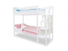 Двухъярусная кровать Svogen белый в Сатке - satka.magazinmebel.ru | фото - изображение 1