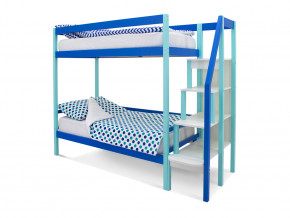 Двухъярусная кровать Svogen мятно-синий в Сатке - satka.magazinmebel.ru | фото - изображение 1