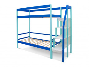 Двухъярусная кровать Svogen мятно-синий в Сатке - satka.magazinmebel.ru | фото - изображение 2