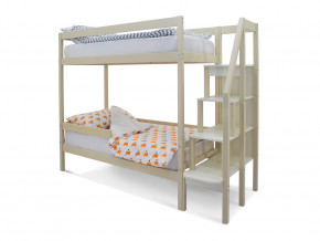 Двухъярусная кровать Svogen с бортиком бежевый в Сатке - satka.magazinmebel.ru | фото - изображение 1