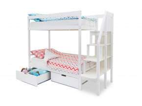 Двухъярусная кровать Svogen с ящиками белый в Сатке - satka.magazinmebel.ru | фото - изображение 2