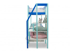 Двухъярусная кровать Svogen с ящиками мятно-синий в Сатке - satka.magazinmebel.ru | фото - изображение 4