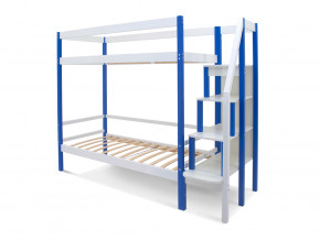 Двухъярусная кровать Svogen с ящиками сине-белый в Сатке - satka.magazinmebel.ru | фото - изображение 2