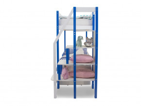Двухъярусная кровать Svogen с ящиками сине-белый в Сатке - satka.magazinmebel.ru | фото - изображение 4