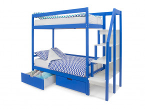 Двухъярусная кровать Svogen с ящиками синий в Сатке - satka.magazinmebel.ru | фото - изображение 2