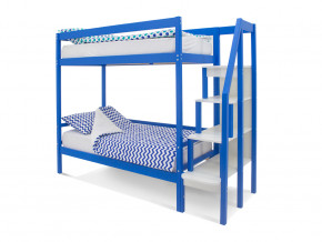 Двухъярусная кровать Svogen синий в Сатке - satka.magazinmebel.ru | фото - изображение 1