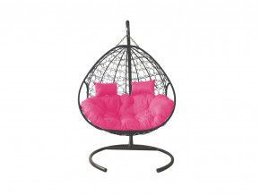 Кокон Для двоих с ротангом розовая подушка в Сатке - satka.magazinmebel.ru | фото