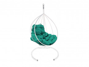 Кокон Капля без ротанга зелёная подушка в Сатке - satka.magazinmebel.ru | фото - изображение 1