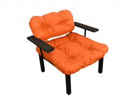 Кресло Дачное оранжевая подушка в Сатке - satka.magazinmebel.ru | фото