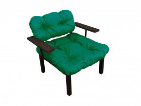 Кресло Дачное зелёная подушка в Сатке - satka.magazinmebel.ru | фото