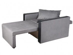 Кресло-кровать Милена с подлокотниками велюр серый в Сатке - satka.magazinmebel.ru | фото - изображение 2