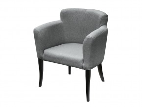 Кресло Неаполь ткань Китон серый-опоры венге в Сатке - satka.magazinmebel.ru | фото - изображение 1