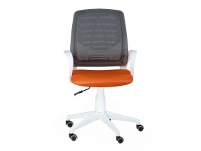 Кресло оператора Ирис white стандарт черный/оранжевый в Сатке - satka.magazinmebel.ru | фото - изображение 4