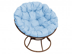 Кресло Папасан без ротанга голубая подушка в Сатке - satka.magazinmebel.ru | фото
