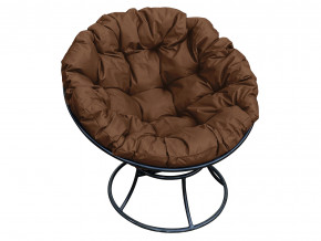 Кресло Папасан без ротанга коричневая подушка в Сатке - satka.magazinmebel.ru | фото