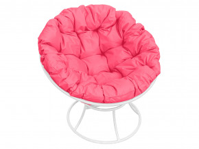 Кресло Папасан без ротанга розовая подушка в Сатке - satka.magazinmebel.ru | фото