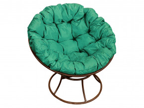Кресло Папасан без ротанга зелёная подушка в Сатке - satka.magazinmebel.ru | фото - изображение 1
