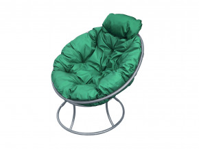 Кресло Папасан мини без ротанга зелёная подушка в Сатке - satka.magazinmebel.ru | фото