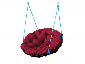 Кресло Папасан подвесное бордовая подушка в Сатке - satka.magazinmebel.ru | фото