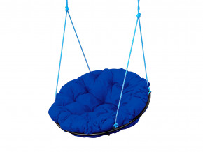 Кресло Папасан подвесное синяя подушка в Сатке - satka.magazinmebel.ru | фото