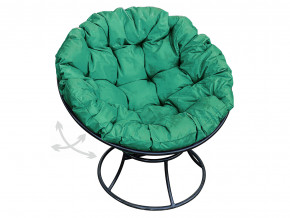Кресло Папасан пружинка без ротанга зелёная подушка в Сатке - satka.magazinmebel.ru | фото - изображение 1