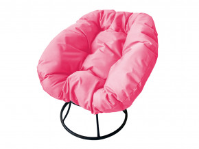 Кресло Пончик без ротанга розовая подушка в Сатке - satka.magazinmebel.ru | фото - изображение 1