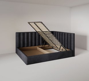 Кровать Вертикаль угловая 2.0 м с подъемным механизмом в Сатке - satka.magazinmebel.ru | фото - изображение 1