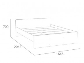 Кровать 1600 НМ 011.53 Симпл Белый Фасадный в Сатке - satka.magazinmebel.ru | фото - изображение 4