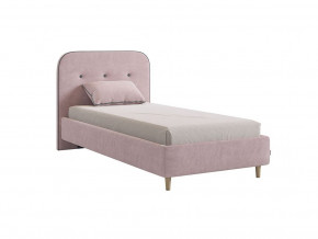 Кровать 900 Лео велюр нежно-розовый в Сатке - satka.magazinmebel.ru | фото