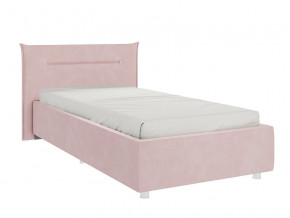Кровать Альба 900 велюр нежно-розовый в Сатке - satka.magazinmebel.ru | фото - изображение 1