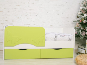 Кровать Бабочка белый/салатовый софт в Сатке - satka.magazinmebel.ru | фото - изображение 1