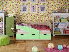 Кровать Бабочки 1600 Салатовый в Сатке - satka.magazinmebel.ru | фото