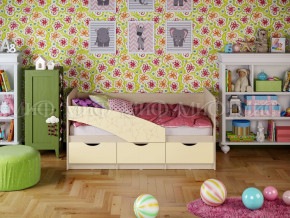 Кровать Бабочки 1600 Ваниль в Сатке - satka.magazinmebel.ru | фото