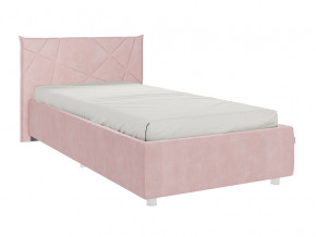 Кровать Бест 900 велюр нежно-розовый в Сатке - satka.magazinmebel.ru | фото