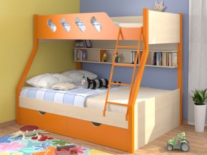 Кровать Дельта 20.02 оранжевая в Сатке - satka.magazinmebel.ru | фото - изображение 1