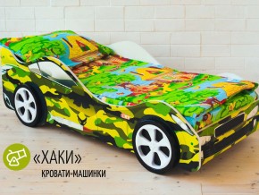 Кровать детская машина Хаки в Сатке - satka.magazinmebel.ru | фото - изображение 2