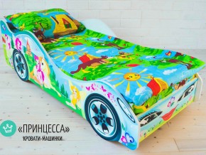 Кровать детская машинка Принцесса в Сатке - satka.magazinmebel.ru | фото