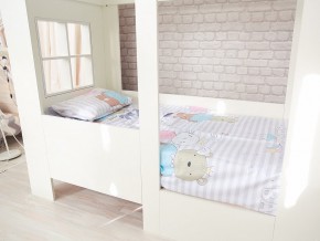 Кровать детская Теремок без ящика белая в Сатке - satka.magazinmebel.ru | фото - изображение 2